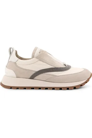 Brunello Cucinelli Dames, Schoenen, Grijs, Maat: 38 EU Suède