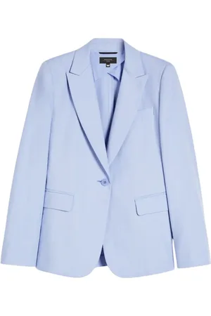 Max Mara Dames, Jassen, Blauw, Maat: 2XS