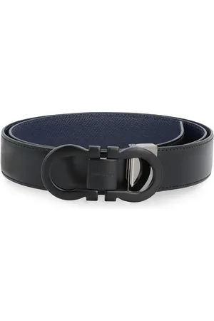 Salvatore Ferragamo Heren, Accessoires, Zwart, Maat: 105 CM Leer