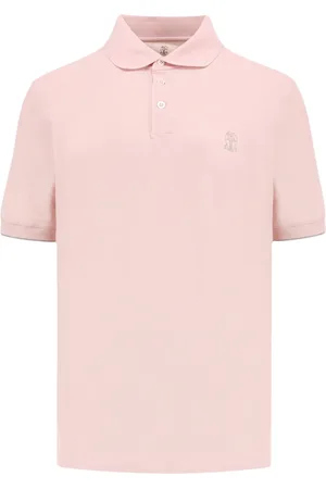 Brunello Cucinelli Heren, Tops, Roze, Maat: S Katoen
