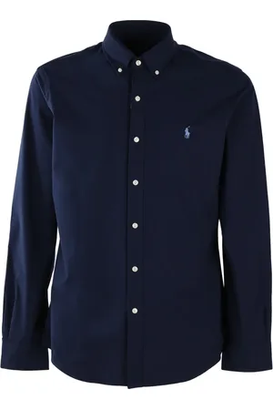 Ralph Lauren Heren, Overhemden, Blauw, Maat: XL Katoen