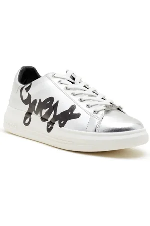 Guess Heren, Schoenen, Grijs, Maat: 43 EU Leer
