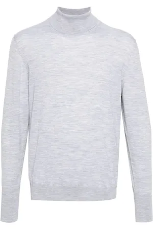 ELEVENTY Heren, Truien, Grijs, Maat: 3XL Wol