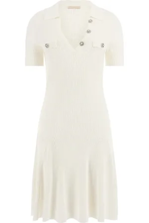 Guess Dames, Jurken, Wit, Maat: S Viscose