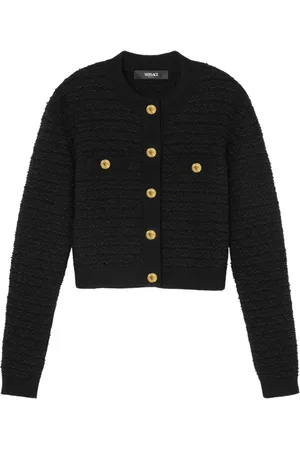 VERSACE Dames, Truien, Zwart, Maat: S