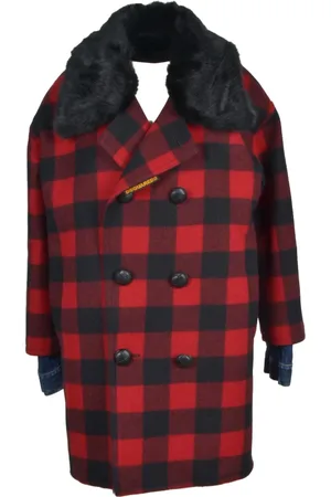 Dsquared2 Dames, Mantels, Rood, Maat: 2XS Denim