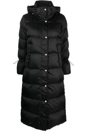 MOORER Dames, Mantels, Zwart, Maat: L Nylon