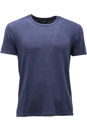 Daniele Fiesoli Heren, Tops, Blauw, Maat: S Linnen