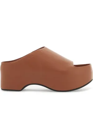 Marni Dames, Schoenen, Bruin, Maat: 41 EU Leer