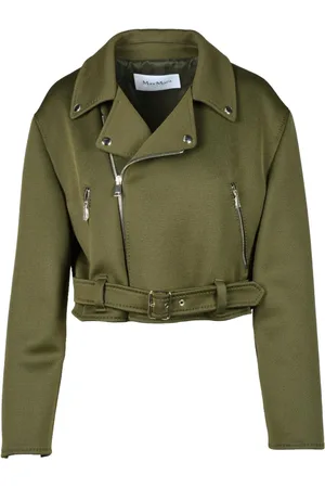 Max Mara Dames, Jassen, Groen, Maat: XS Katoen