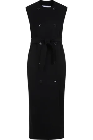 Max Mara Dames, Jurken, Zwart, Maat: S Wol