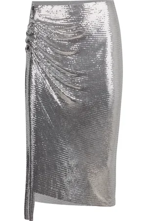 Paco rabanne Dames, Rokken, Grijs, Maat: S