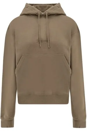 Saint Laurent Dames, Sweatshirts & Hoodies, Bruin, Maat: S Katoen