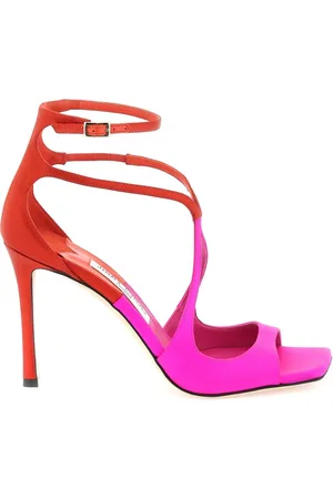 Jimmy Choo Dames, Schoenen, Rood, Maat: 36 EU Satijn
