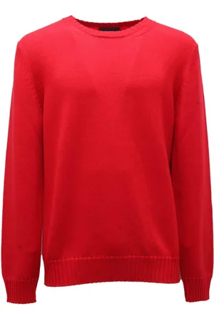ALPHA STUDIO Heren, Truien, Rood, Maat: XL Wol