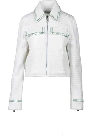 Bottega Veneta Dames, Jassen, Wit, Maat: S Katoen