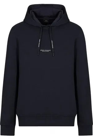 Armani Exchange Heren, Sweatshirts & Hoodies, Zwart, Maat: XL Katoen