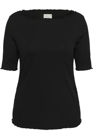 Kaffe Dames, Tops, Zwart, Maat: S