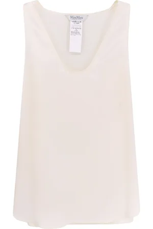Max Mara Dames, Tops, Wit, Maat: M Zijde