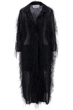 Lanvin Dames, Jurken, Zwart, Maat: L Zijde