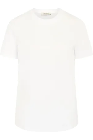 Max Mara Dames, Tops, Wit, Maat: S Katoen