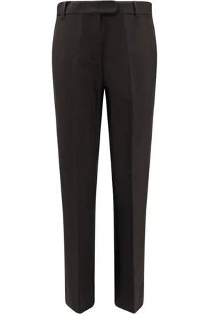 Max Mara Dames, Broeken, Zwart, Maat: XS Katoen