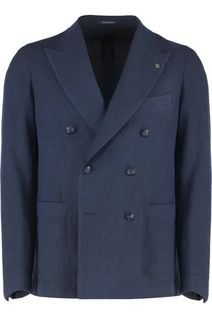 TAGLIATORE Heren, Jassen, Blauw, Maat: XL Wol