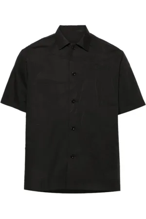 Jil Sander Heren, Overhemden, Zwart, Maat: XL Katoen
