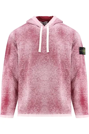 Stone Island Heren, Sweatshirts & Hoodies, Rood, Maat: M Katoen