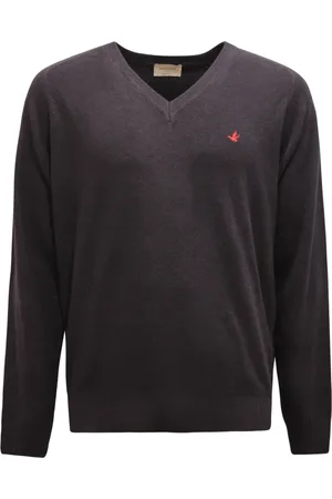 BROOKSFIELD Heren, Truien, Grijs, Maat: M Wol