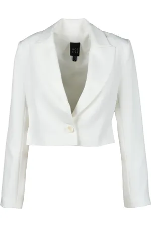 ACCESS FASHION Dames, Jassen, Wit, Maat: M Spandex