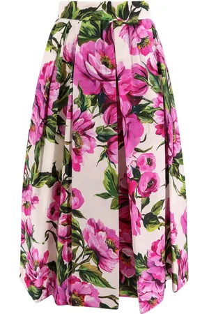 Dolce & Gabbana Dames, Rokken, Veelkleurig, Maat: XS Katoen