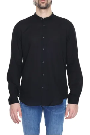 Antony Morato Heren, Overhemden, Zwart, Maat: 2XL Katoen