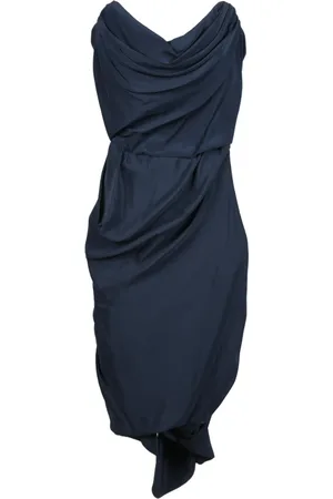Vivienne Westwood Dames, Jurken, Blauw, Maat: 3XS Zijde