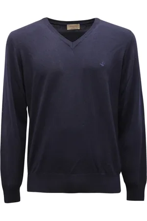 BROOKSFIELD Heren, Truien, Blauw, Maat: 3XL Wol