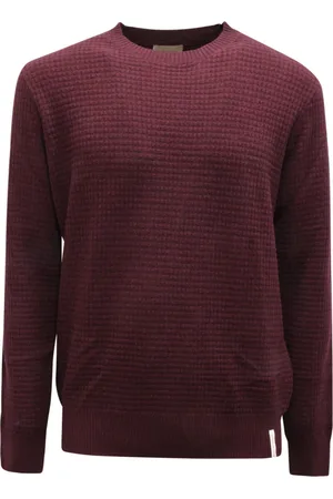 BROOKSFIELD Heren, Truien, Paars, Maat: XL Wol