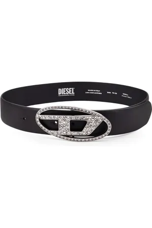 Diesel Dames, Accessoires, Zwart, Maat: 75 CM Leer