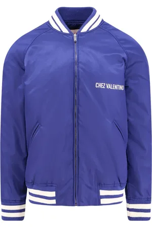 VALENTINO Heren, Jassen, Blauw, Maat: S Nylon