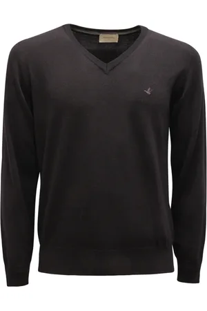 BROOKSFIELD Heren, Truien, Zwart, Maat: XL Wol