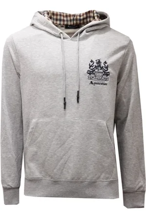 Aquascutum Heren, Sweatshirts & Hoodies, Grijs, Maat: XL Katoen