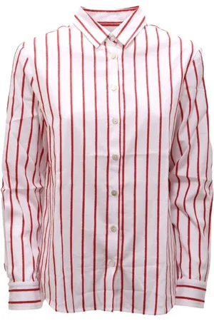 BARBA Dames, Blouses & Shirts, Veelkleurig, Maat: XS Katoen