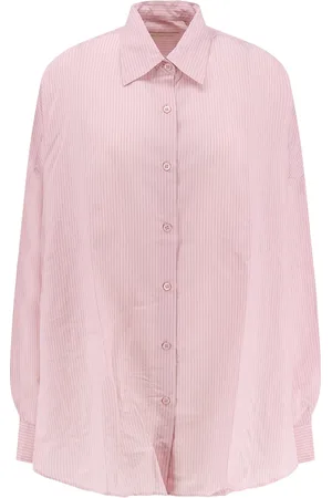 DRIES VAN NOTEN Dames, Blouses & Shirts, Roze, Maat: M Katoen