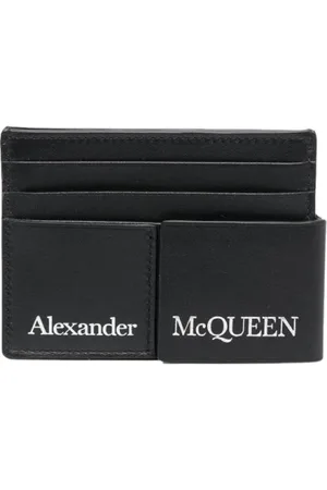 Alexander McQueen Heren, Accessoires, Zwart, Maat: ONE Size Leer