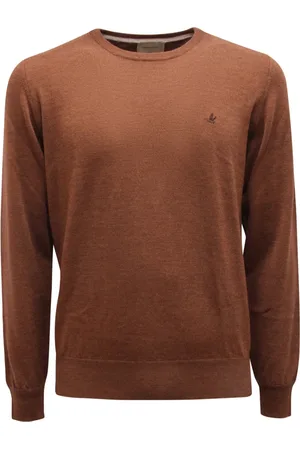 BROOKSFIELD Heren, Truien, Bruin, Maat: 2XL Wol