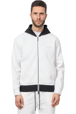 Armani Exchange Heren, Sweatshirts & Hoodies, Wit, Maat: 2XL Katoen