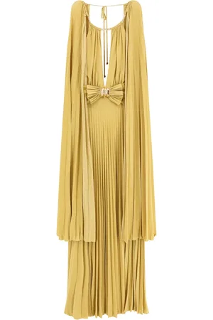 Elisabetta Franchi Dames, Jurken, Geel, Maat: S Viscose