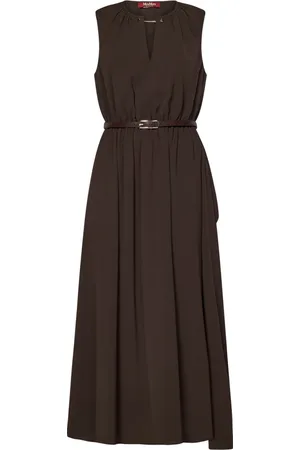 Max Mara Dames, Jurken, Bruin, Maat: M