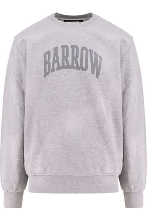 BARROW Heren, Sweatshirts & Hoodies, Grijs, Maat: S Katoen