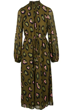 Essentiel Antwerp Dames, Jurken, Groen, Maat: XS Poliester