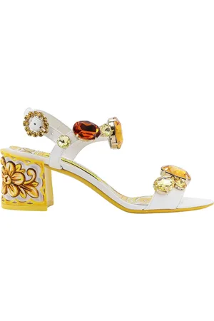 Dolce & Gabbana Dames, Schoenen, Geel, Maat: 36 EU Leer
